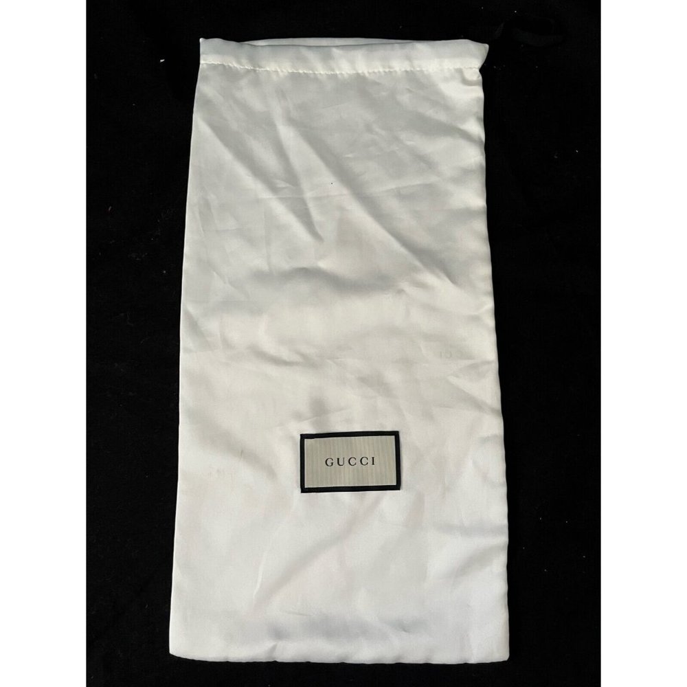 Gucci Dust Bag Storage Cover Drawstring White 17.2" x 9"